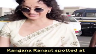 Kangana Ranaut spotted at Airport departure #kanganaranaut #short #shorts #trending #viral #bollywood #viralshorts
