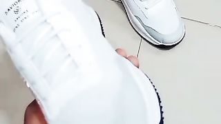 Beautiful design white joggers