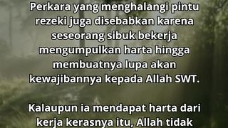 7 perkara yang menghalangi rezeki part7