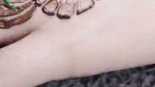 New stylish back hand mehndi design  #viral  #art  #fashion