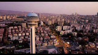 City Drone Aerial View