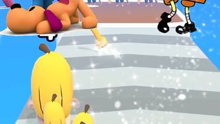 Gameplay Banana Run Number Master Level 1