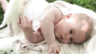 Litlle and cat