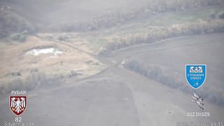 Ukraine Russia War | Wild Division Strikes Moving Russian 2S9 Nona with FPV Drone | Effect | RCF