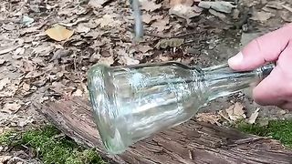 Survival Skills_ Creative Idea with a Glass Bottle and Nails