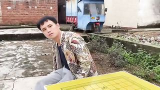 Chinese Comedian - Never Give Up Challange LiFei And Peng Chacha | Chinese Funny Video | Funny Video