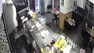 Israel War | CCTV Captures Hamas Rocket Landing | Kiryat Shmona | RCF