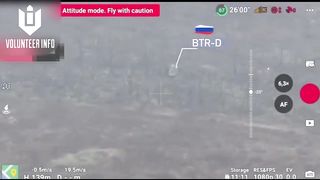 Ukraine Russia War | Ukrainian Forces vs. Russian BTR-D | M864 Cluster Artillery Shells | RCF