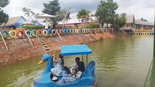 Traveling in Taman Bunga Palembang
