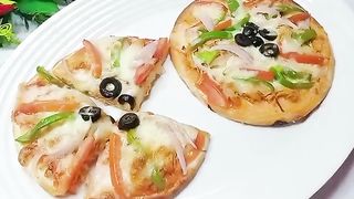 Easy way to make pizza without flour and yeast Recipe