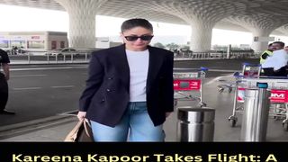 Kareena Kapoor Takes Flight: A Glamorous Arrival at the Airport #kareenakapoor #short #shorts #trending #viral #bollywood #viralshorts