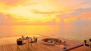 Sunset in Maldives