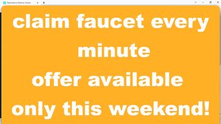 Only this weekend - great news and opportunity