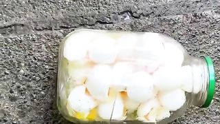 Breaking Glass bottles Fanta vs cola Asmr!!