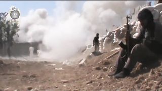 Syria Conflict | FSA Rebels Clash with SAA and Hezbollah Troops | Al-Malihah, 2014 | RCF