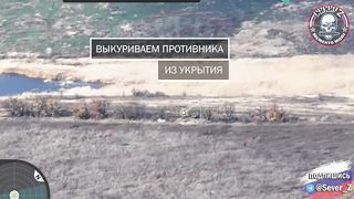 Ukraine Russia War | RU POV: Russian Drone Artillery Targeting Ukrainian Soldiers in Artem | RCF