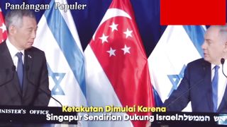 Tentu Singapura sebagai Sekutu Amerika takut dan harus tunduk untuk mendukung Israel.