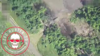 Ukraine Russia War | RU POV: UAV Lancet Hits Ukrainian Howitzer | RCF