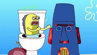 Spongebob Became Skibidi Toilets !!!