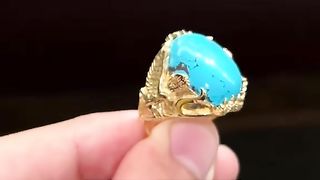 Real Gold Tiger Eye Rings for Men by Ijaz Jewelers