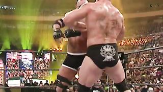 Brock Lesnar vs goldberg