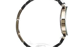 Anne Klein Women's Genuine Diamond Dial Ceramic Bracelet Watch
