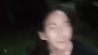 Scared girl escaped from ghost