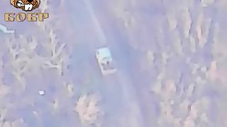 Ukraine Russia War | Russian FPV Destroys Ukrainian Pickup | RCF