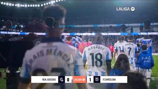 Resumen de Real Sociedad vs FC Barcelona (0-1)