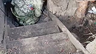 Russian Soldiers Detonate Artillery Shell in Dugout | Explosive Response | RCF