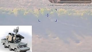 RU POV | Destruction of Ukrainian Air Defence System 9K33 Osa by a Krasnopol Shell | RCF