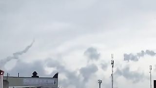 RU POV | Crimea Shipbuilding Plant "Zaliv" Covered in Smoke | Explosion Heard in the Backgr | RCF
