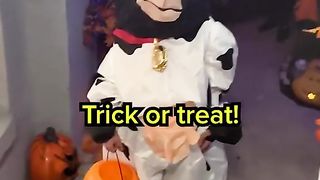 I ran out of candy so I give away my house instead