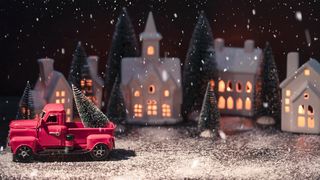 Santa on his way, Papá Noel en camino