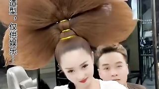 unique hair style