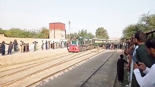train entering