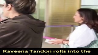 Raveena Tandon rolls into the hawaai adda #raveenatandon #shorts #short #trending #viral #bollywood #shortvideo