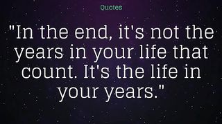 change is the law of life