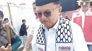 Hadiri Aksi Bela Palestina, JK: Israel Hanya Dengar Suara Amerika Serikat