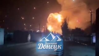 Ukraine Russia War | Russian Ammunition Detonation in Sedovo, Donetsk Region | Strike by t | RCF