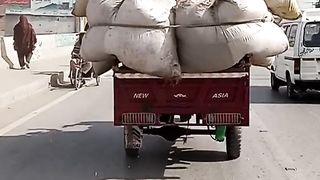 Wondering jugaad on rikshaw