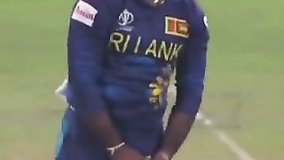 Mathews take wicket of shakib after timeout