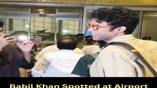Babil Khan Spotted at Airport #babilkhan #short #youtubeshort #shorts #trending #viral #shortvideo