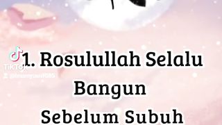 Keseharian Rosullulloh