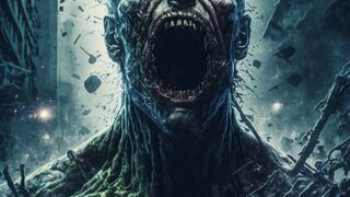 Monster animated horror, Monstruo de terror animado