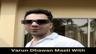 Varun Dhawan Masti With Paparazzi #varundhawan #shorts #short #trending #viral #bollywood #shortvideo