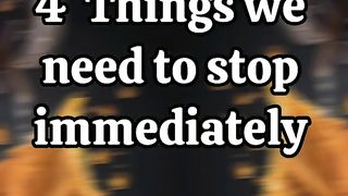 4 things we need to stop #islamicvideo #motivation #religion