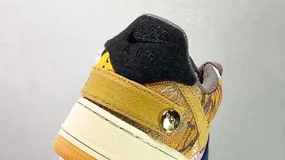 Nike Air Force 1 CACTUSJACK by TRAVIS SCOTT Ghost Face Limited Zipper Panel Barb TS Air Force One