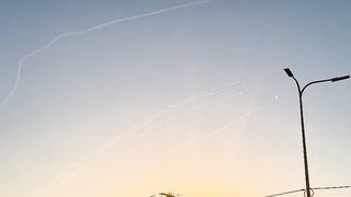 Israel War | Iron Dome Intercepts Rockets near Northern Golan Heights | RCF