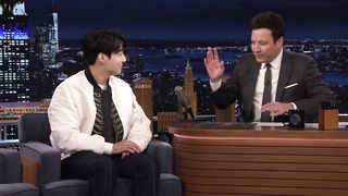 BTS' Jung Kook Talks New Single Going Platinum and Teaches Jimmy His "Standing Next to You" Dance